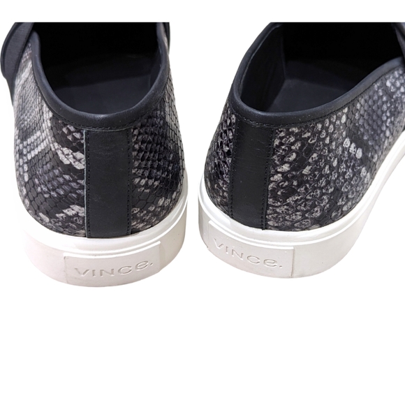 Vince. Snake-Effect Leather Blair-5 Sneakers 8.5 - Picture 6 of 8
